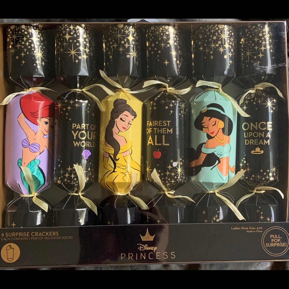 Disney princess women no show socks surprise